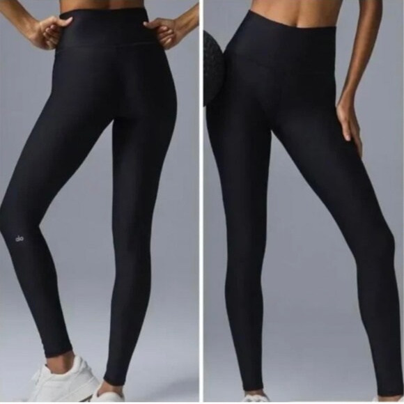 ALO 7/8 High-Waist Airlift Legging Black SIZE XL - Picture 1 of 5